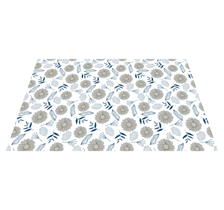 vinylový koberec s kvetmi kvetinový botanický motív - Tenstickers