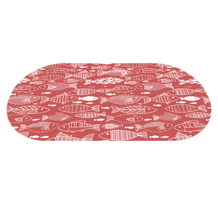 vinylové koberce zvieratá dekor s rybím vzorom - Tenstickers