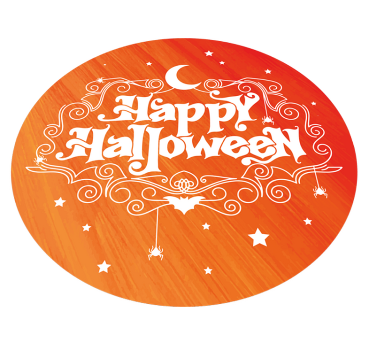 vinylový koberec halloween obežník halloweenskej slávnosti - Tenstickers