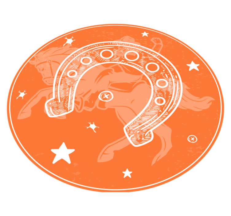 Vinylový koberec pre podkovy v štýle podkovy - Tenstickers