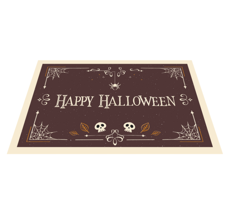 Veselý halloween rôzne obrázky vinylový koberec - Tenstickers