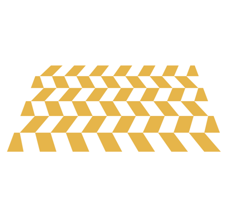 pruhovaný vinylový koberec geometrická rybia kosť - Tenstickers