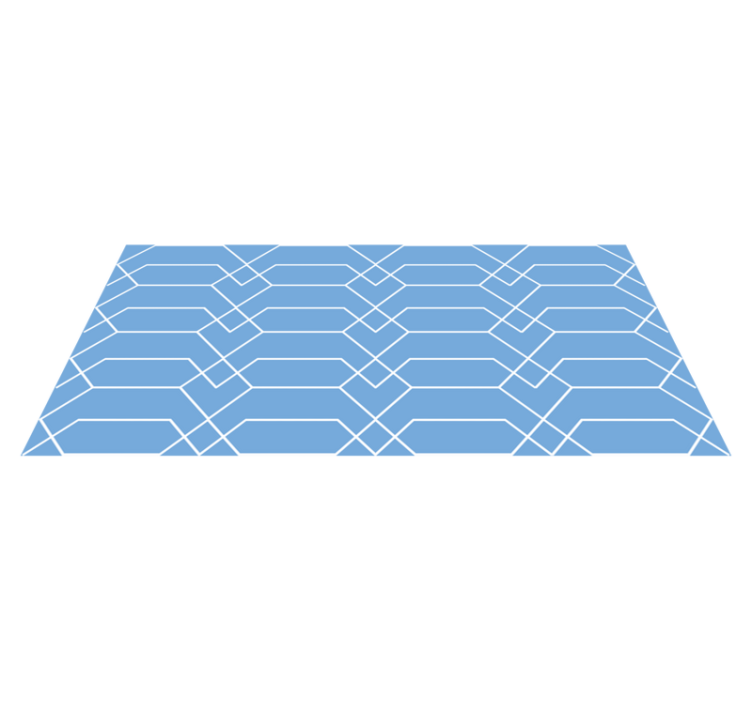 šesťuholníkové postavy geometrické koberce - Tenstickers