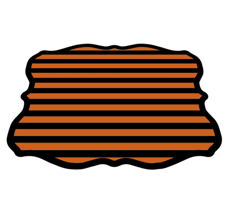 vinylový koberec halloween halloweenske pruhy - Tenstickers