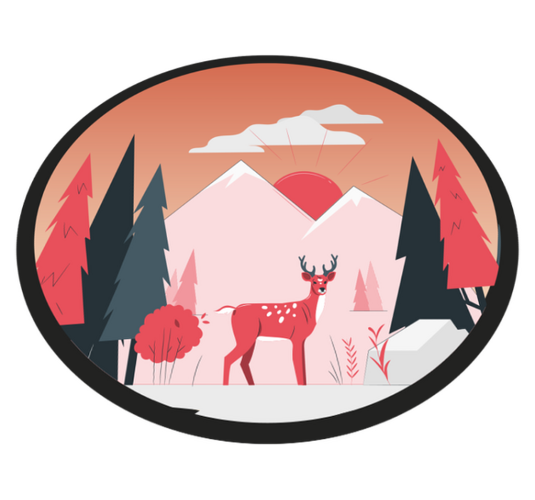 prírodný vinylový koberec pokojná divočina - Tenstickers