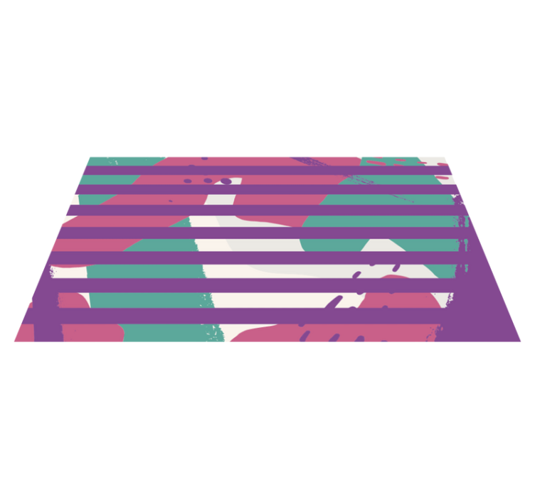 Farebné zmesi pruhov koberec - Tenstickers