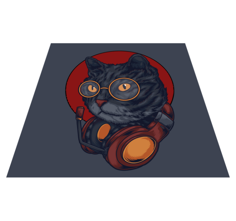 vinylové koberce zvieratá mačka astronaut - Tenstickers