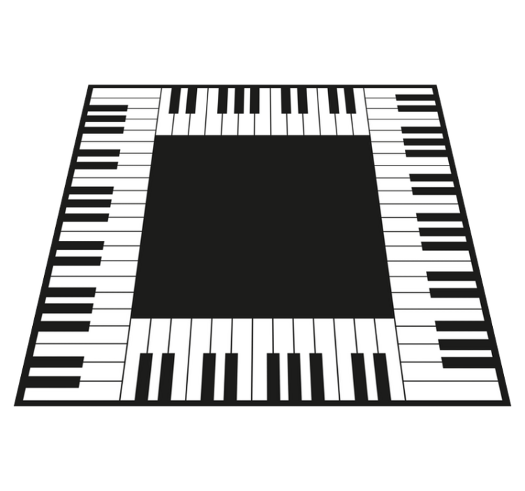Vinylový koberec kuchynské piano moderný koberec - Tenstickers