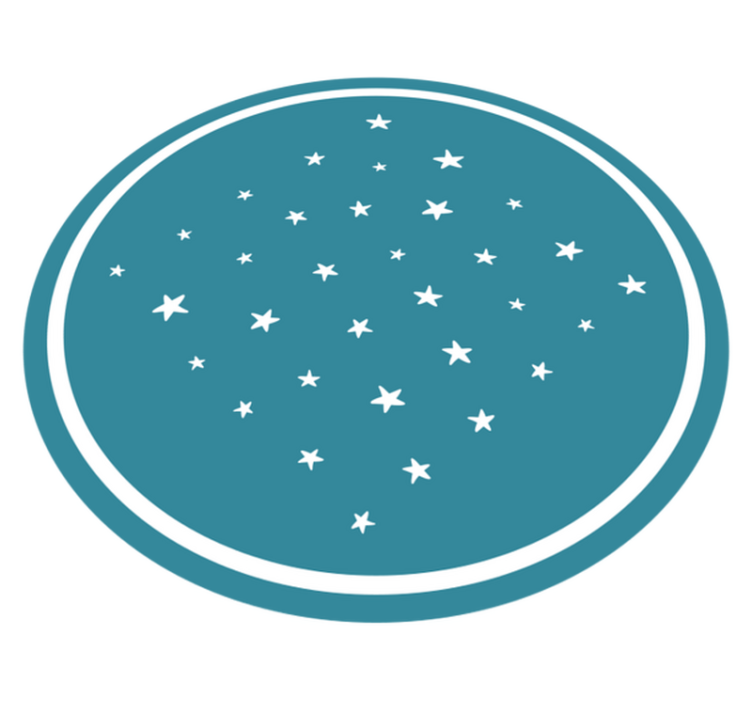 hviezdy vinylový koberec hviezdny motív - Tenstickers