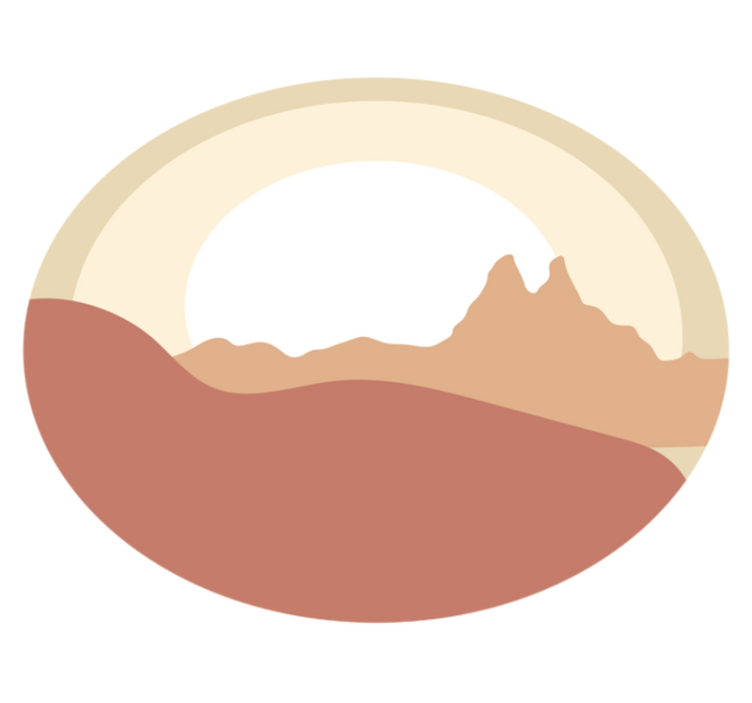 prírodný vinylový koberec minimalistická krajina - Tenstickers