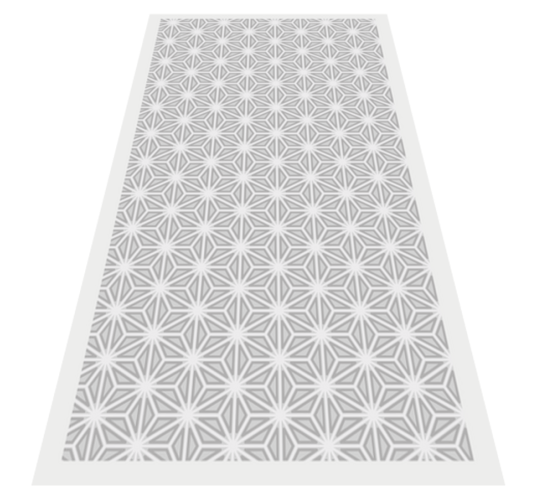 Vinylový koberec s geometrickými tvarmi akcenty - Tenstickers