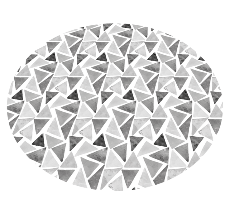 šedé tóny trojuholníky geometrické vinylové koberce - Tenstickers