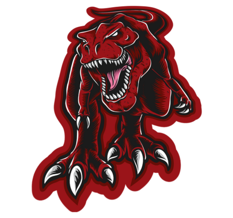 vinylové koberce zvieratá divoký dinosaurus - Tenstickers