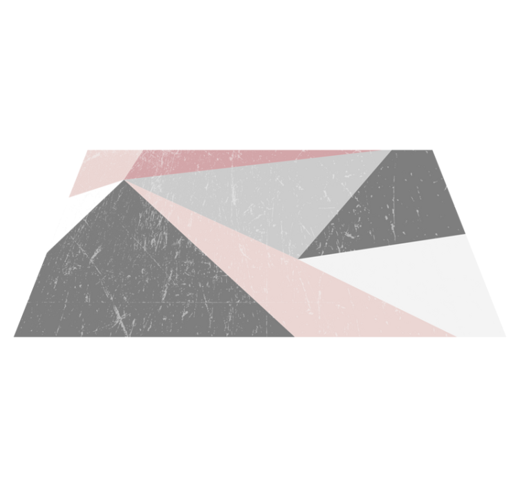 Vinylový koberec s geometrickými tvarmi prekrývajúci sa - Tenstickers
