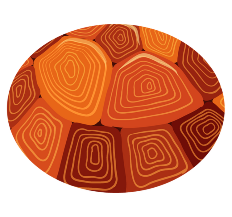 vzorovaný vinylový koberec organické kontúry - Tenstickers