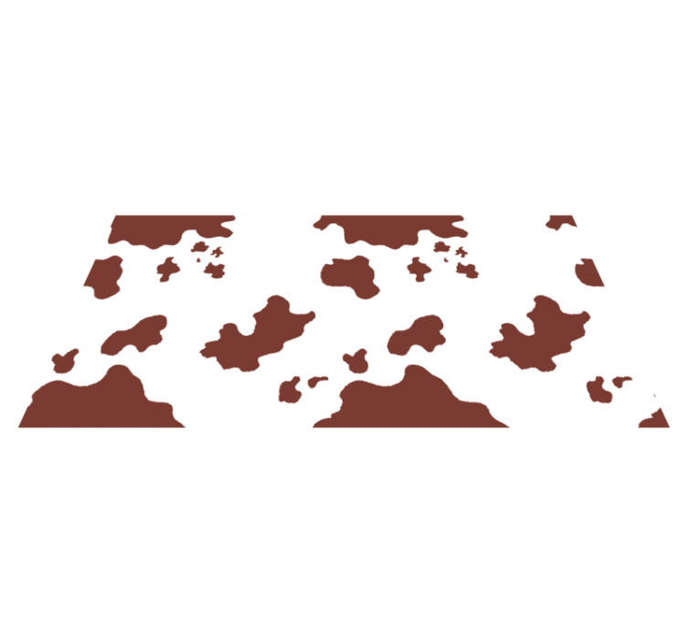 Vinylový koberec z hovädzej kože so zvieracou potlačou - Tenstickers