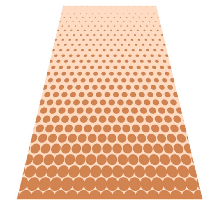 pruhovaný vinylový koberec bodkovaný gradient - Tenstickers