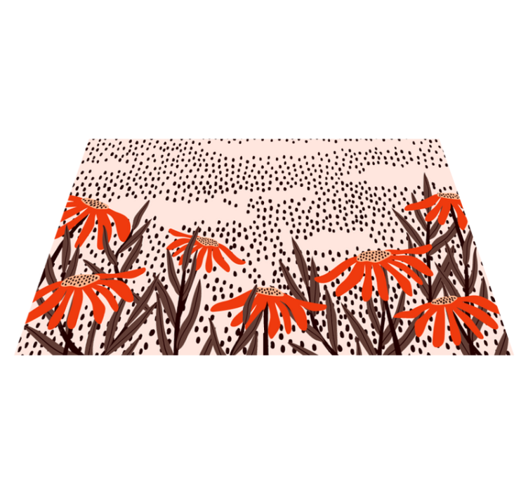 Doodle bodky a moderný koberec - Tenstickers