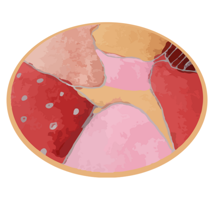 vinylový koberec do predsiene žiarivé kvetinové motívy - Tenstickers