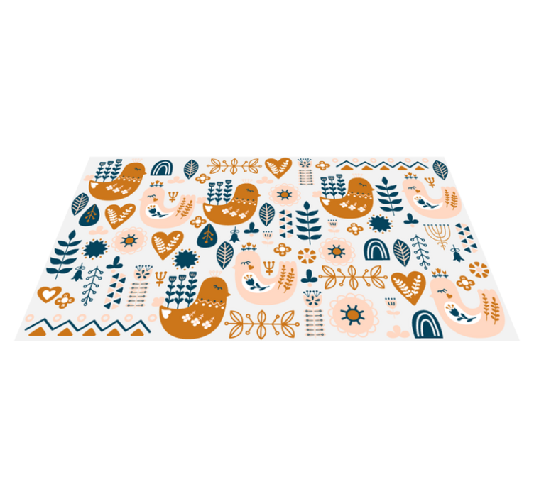 detský vinylový koberec hravé vzory škôlky - Tenstickers