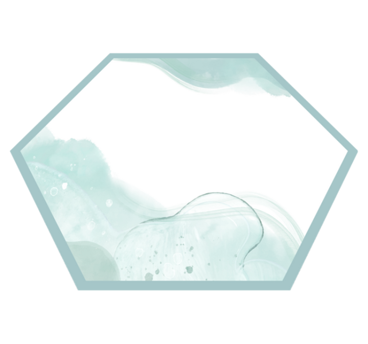 vinylový koberec minimalisticky jemné akvamarínové víry - Tenstickers