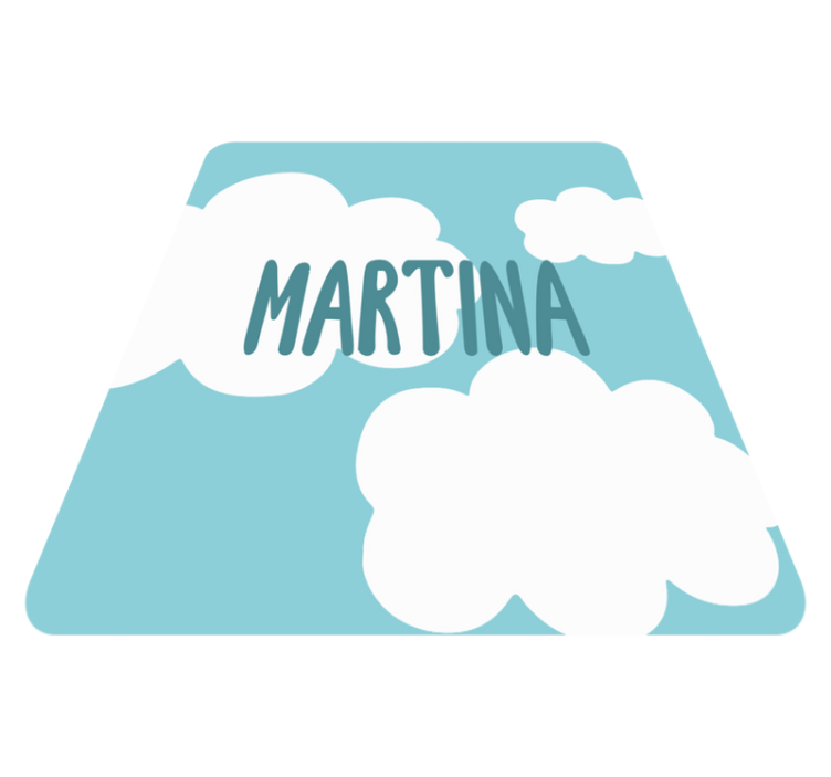 rôzne vinylové koberce pre deti klasické oblaky s názvom - Tenstickers