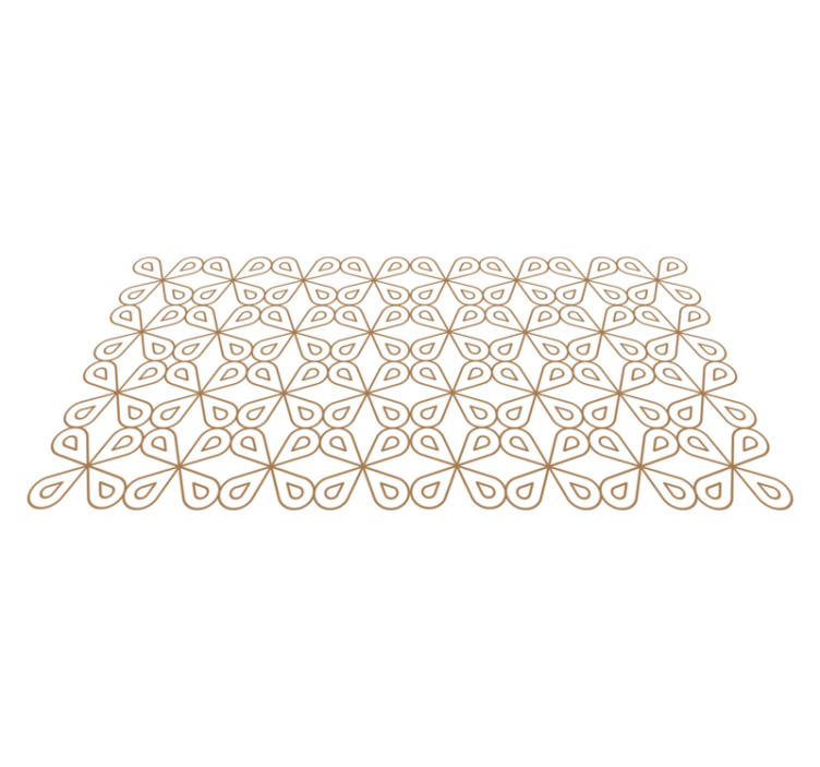 vinylový koberec kachličky jemný motív listov - Tenstickers