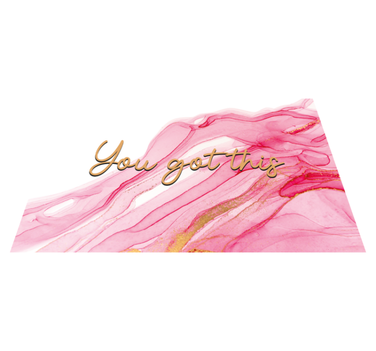 vinylový koberec citáty máš to - Tenstickers