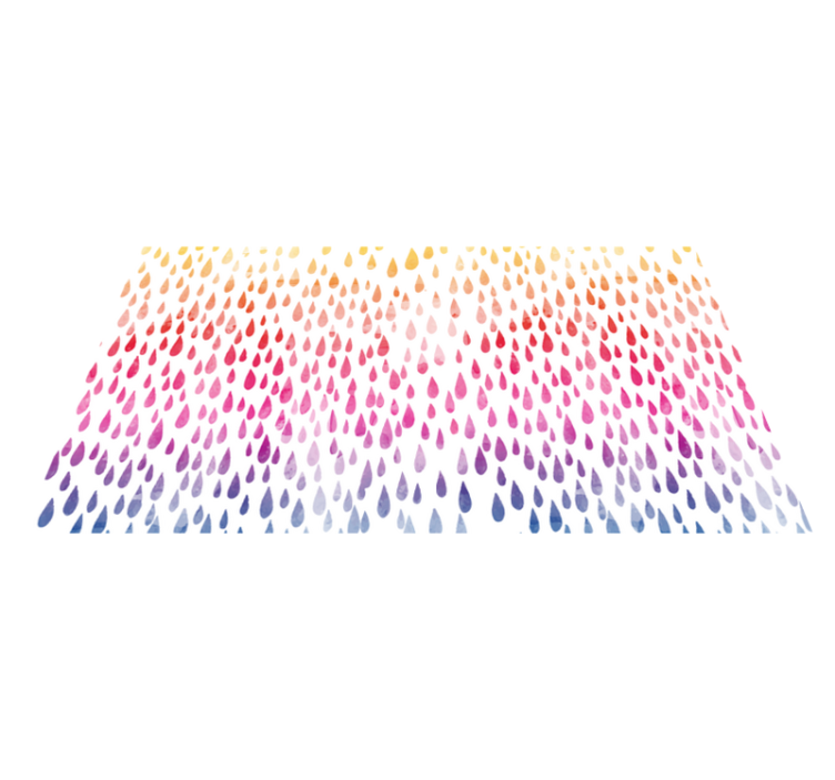 vzorovaný vinylový koberec kvapkový vzor - Tenstickers