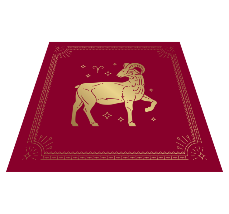 Vinylový koberec aries persian design so zvieracou potlačou - Tenstickers