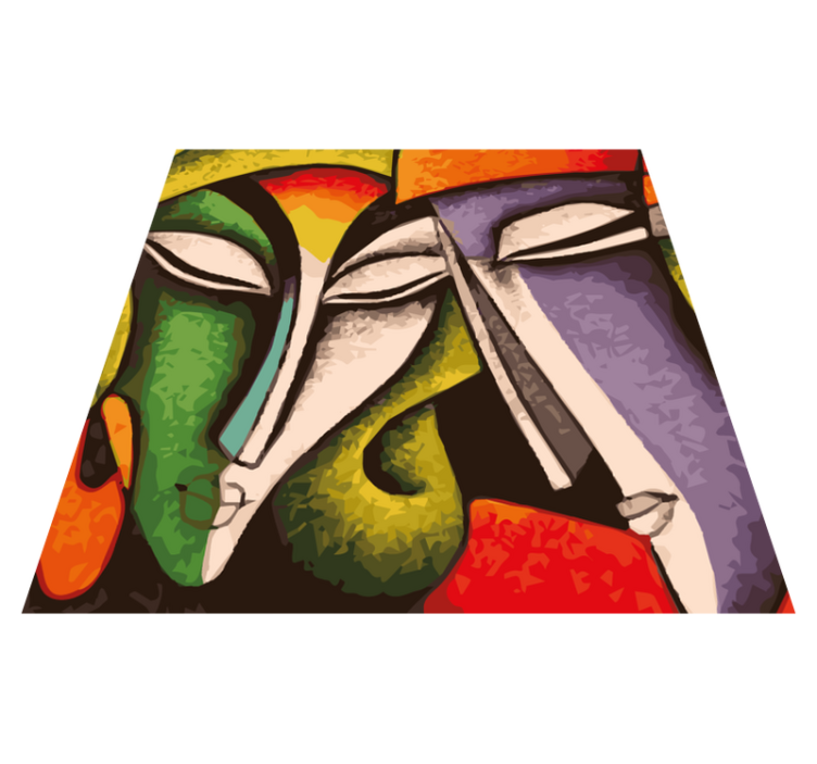 Moderné umenie čelí modernému kobercu - Tenstickers