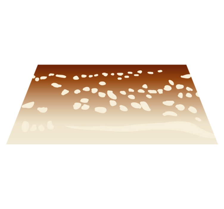 kamene vinylový koberec hnedý chodník - Tenstickers