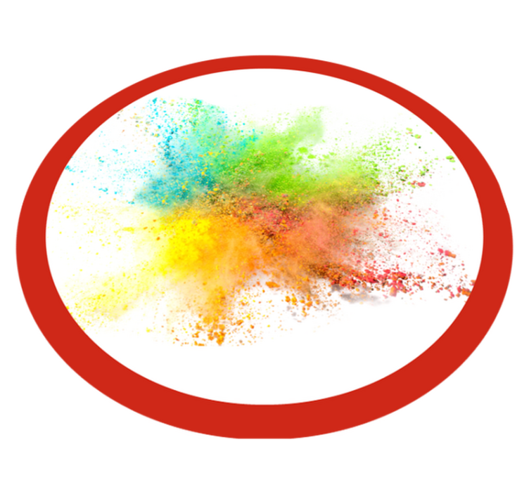 vinylový koberec do spálne farebný efekt explózie - Tenstickers