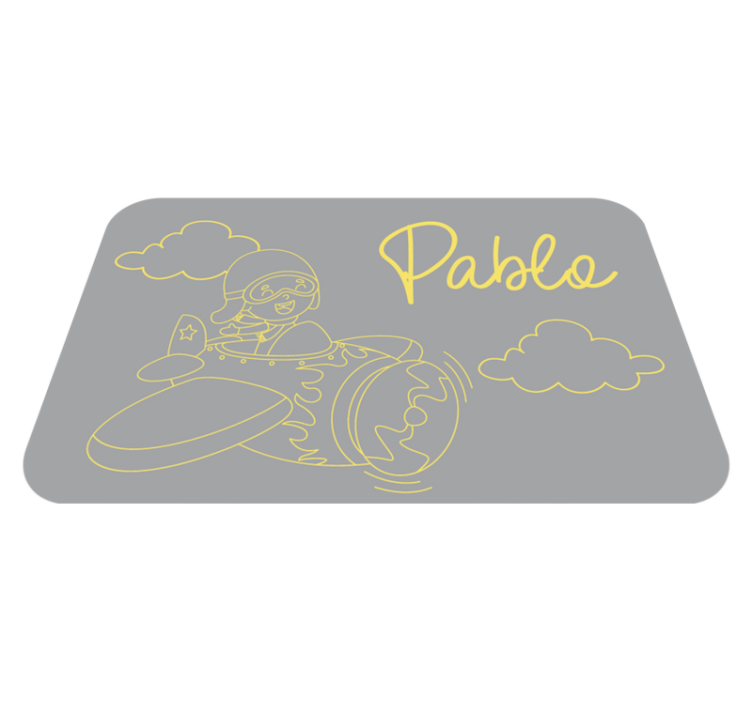 Lietadlo pantone s menom prispôsobeným mat - Tenstickers