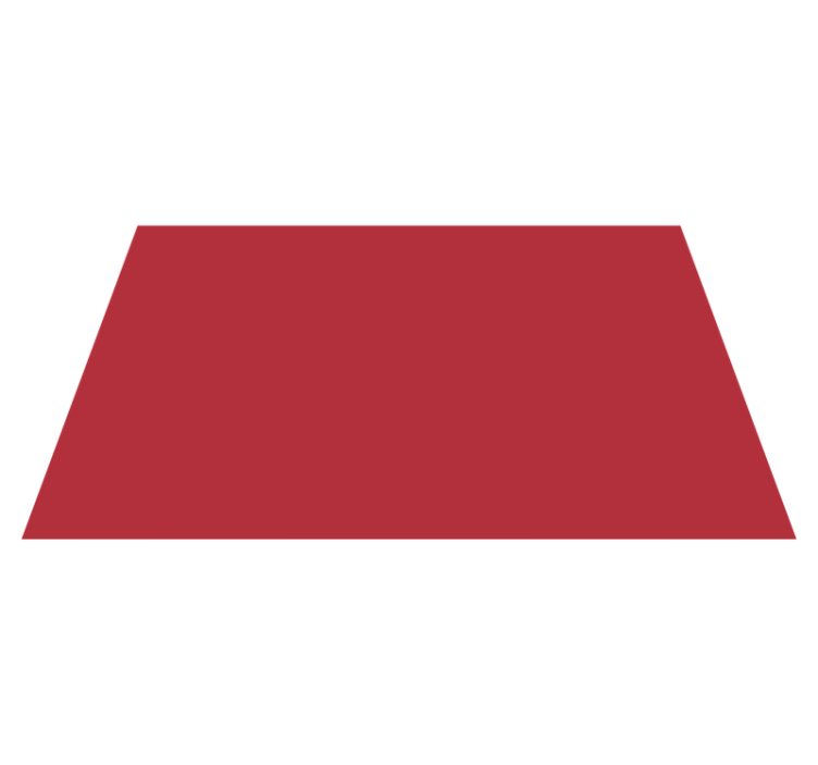 červený obdĺžnikový moderný koberec - Tenstickers