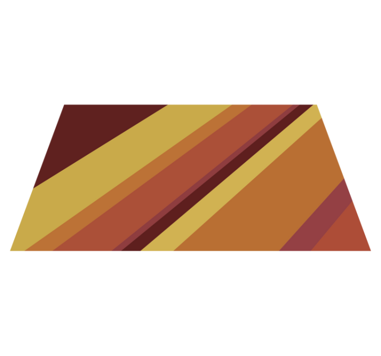 Vinylový koberec vintage teplé retro pruhy - Tenstickers