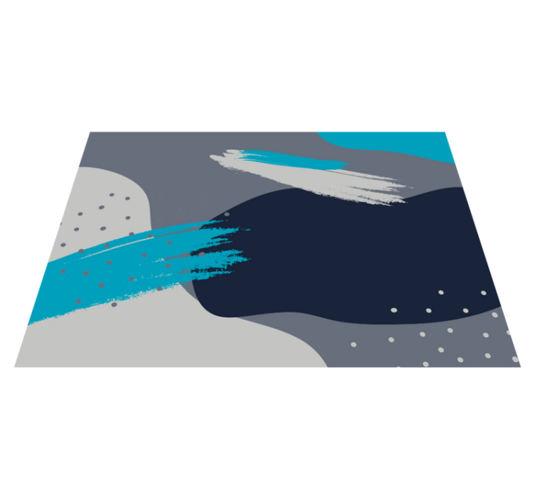 moderný vinylový koberec abstraktný vzor splash - Tenstickers