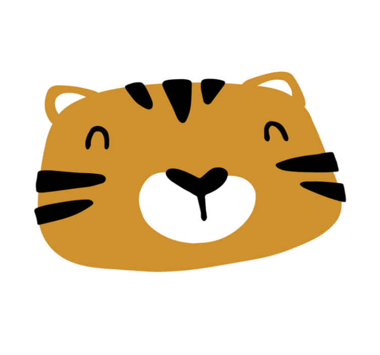 Detský vinylový koberec mini tiger - Tenstickers