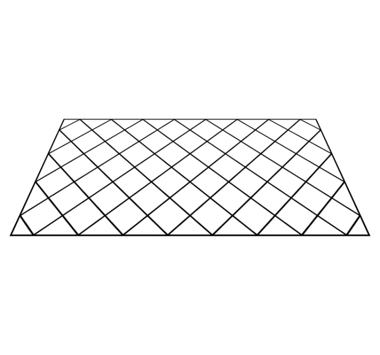 čierno-biele štvorce severský vinylový koberec - Tenstickers