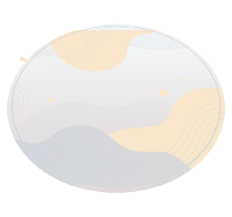 vinylový koberec minimalisticky motívy jemných vĺn - Tenstickers