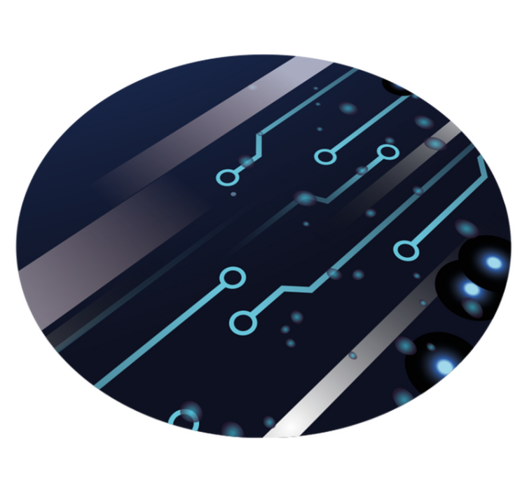 vinylový koberec pre mládež vzor dosky plošných spojov - Tenstickers