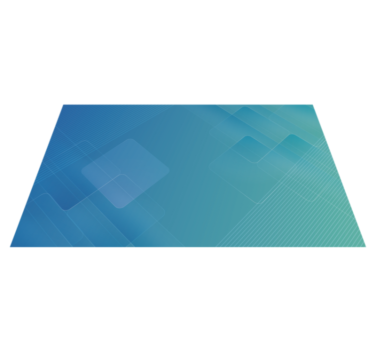 Abstraktný modro-biely digitálny moderný koberec - Tenstickers