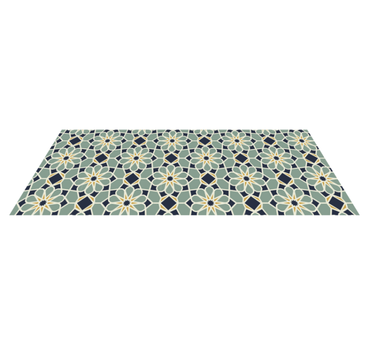 Mozaika vinylový koberec s rafinovaným geometrickým vzorom - Tenstickers