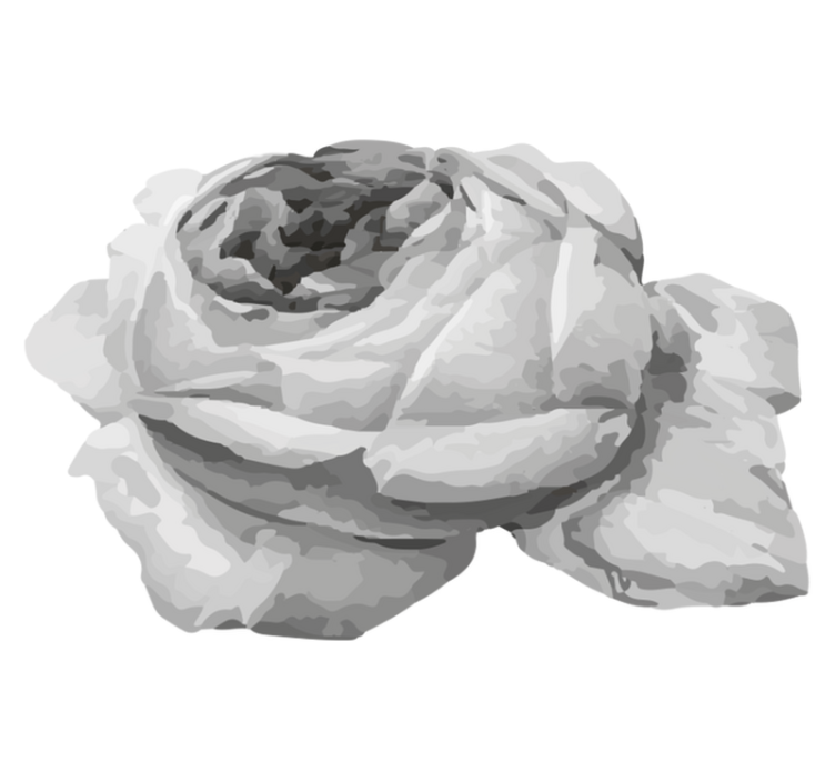 Vinylový koberec prírodná sivá ruža - Tenstickers