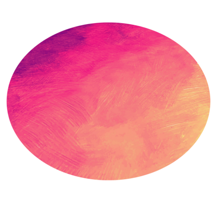 vinylový koberec do spálne gradientné kruhové umenie - Tenstickers