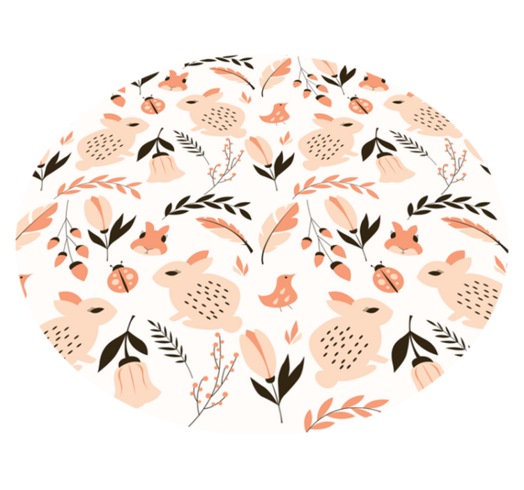 koberce a kúpeľne z rubitov a kvetov - Tenstickers