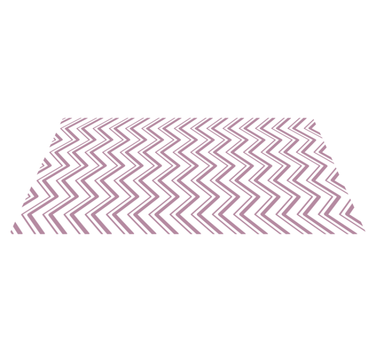 Vinylový koberec s geometrickými tvarmi chevron zigzag - Tenstickers