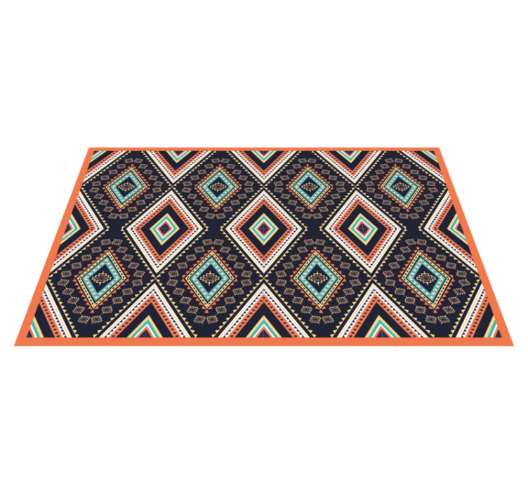 Geometrický etnický orientálny vzor koberec do spálne - Tenstickers