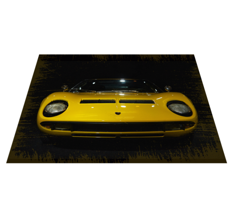Vintage koberec lamborghini miura - Tenstickers
