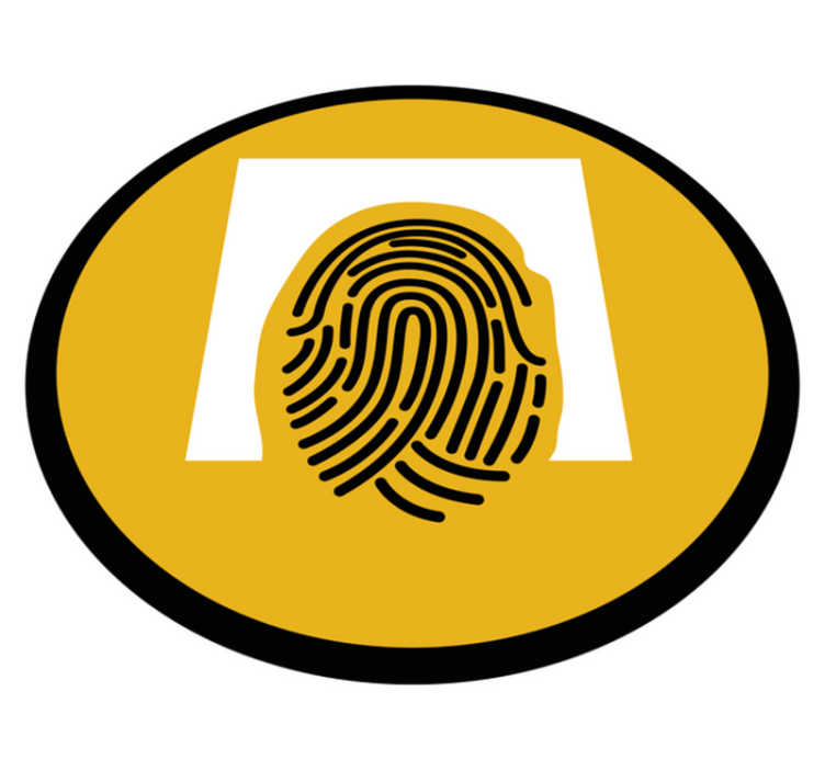 mozaika vinylový koberec vzor odtlačkov prstov - Tenstickers